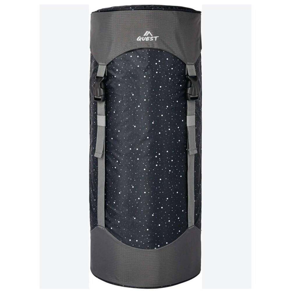 Quest Compression Pack Flip Top Lid 30L Black Gray
